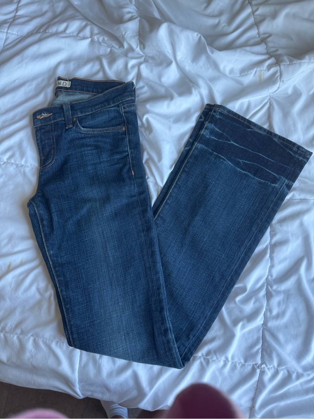 J Brand Dark Indigo Flare Jeans